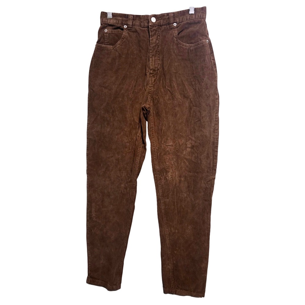 Stone Mesa Jean Company Brown Corduroy High Waisted Tapered Pants Womens 11/12